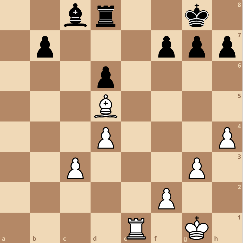 Has there been any chess games played with two white square bishops after a  pawn promotion? - Quora